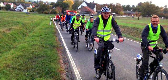 Fahrraddemo des adfc