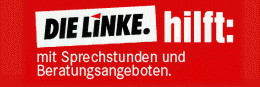 DIE LINKE. Hilft - Sprechstunden und Beratungsangebote der LINKEN