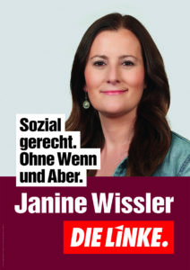 Janine Wissler - Sozial gerecht. Ohne Wenn und Aber.