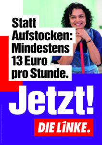 Statt Aufstocken: Mindestens 13 Euro pro Stunde.