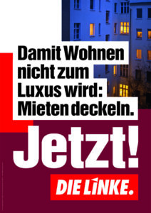 Damit Wohnen nicht zum Luxus wird: Mieten deckeln.