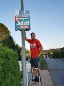Wahlplakat-Frieden-Björn