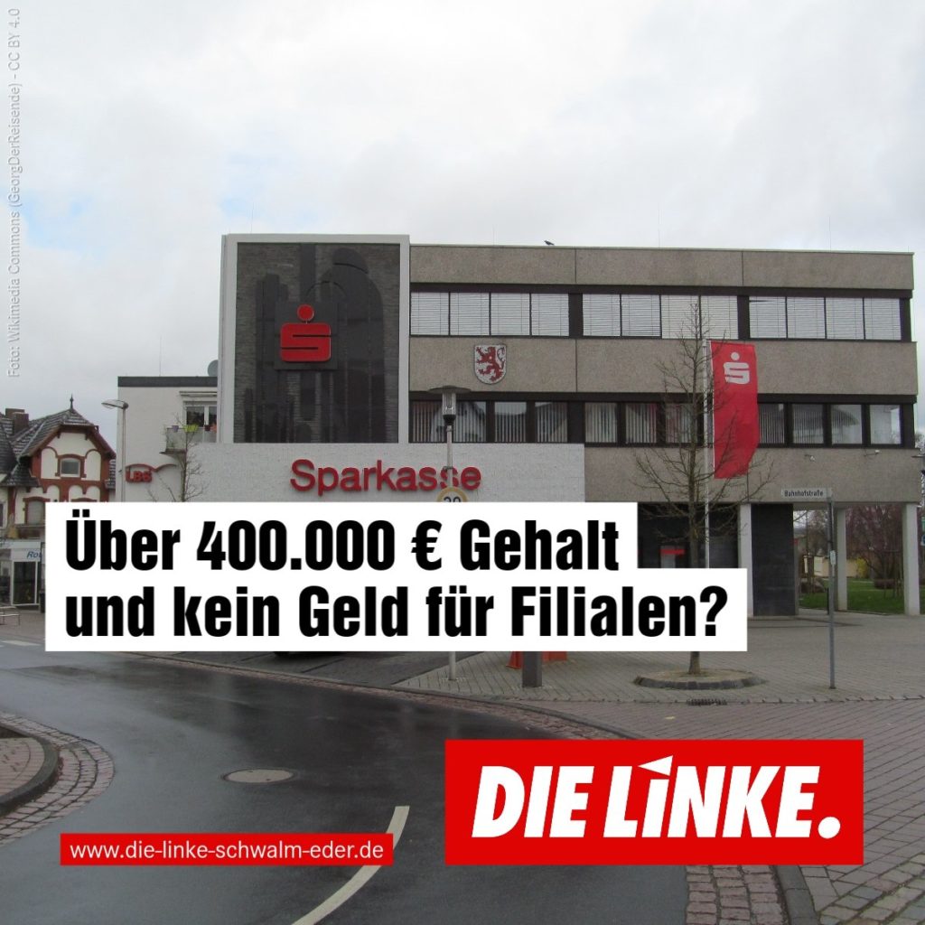 400.000 Euro Gehalt und kein Geld für Filialen