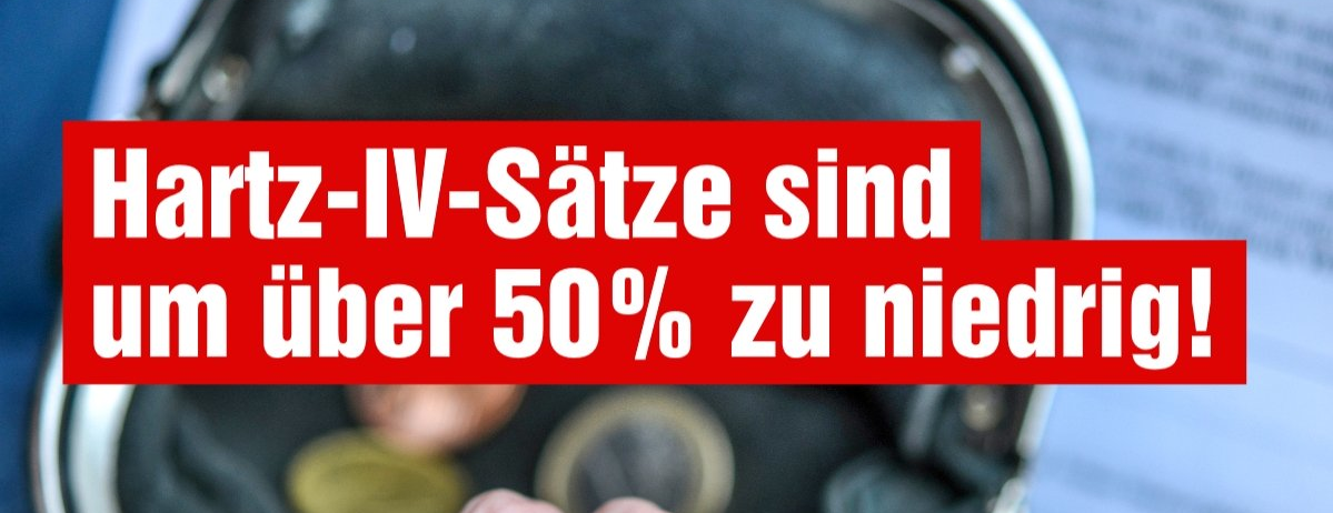 Hartz 4 um über 50 Prozent zu niedrig