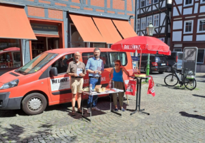 Infostand in Melsungen