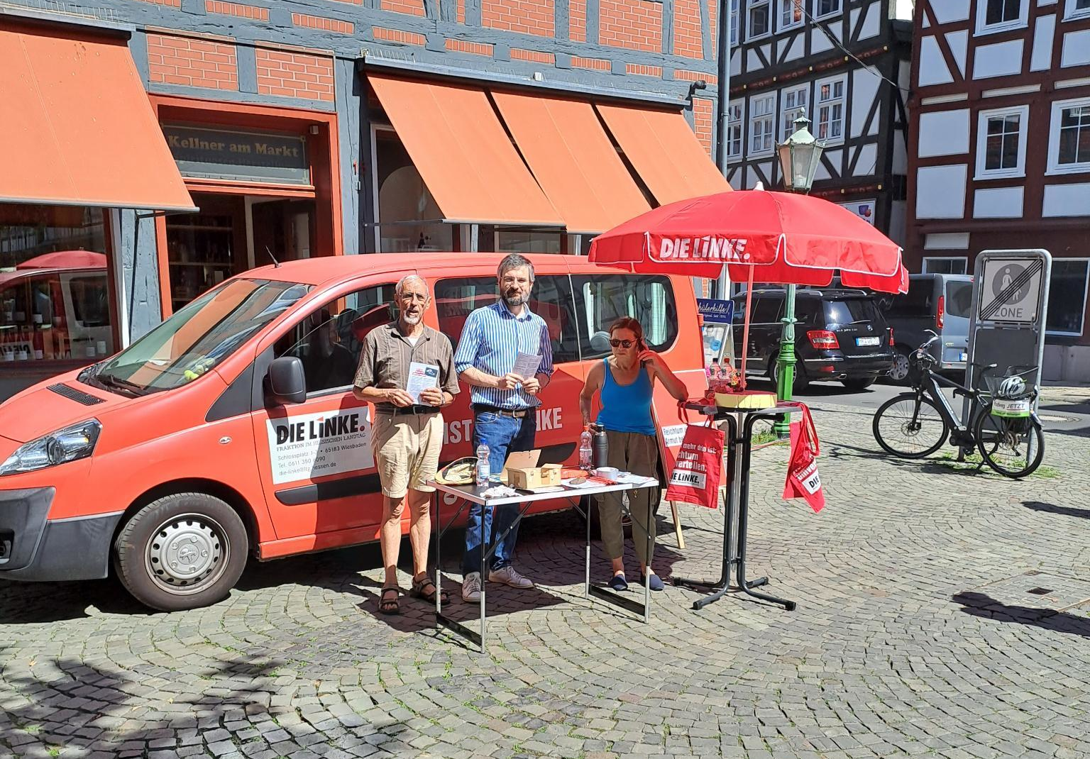 Infostand in Melsungen