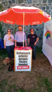 Die Linke Infostand beim CSD Fritzlar