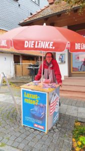 Marco Berger am Infostand
