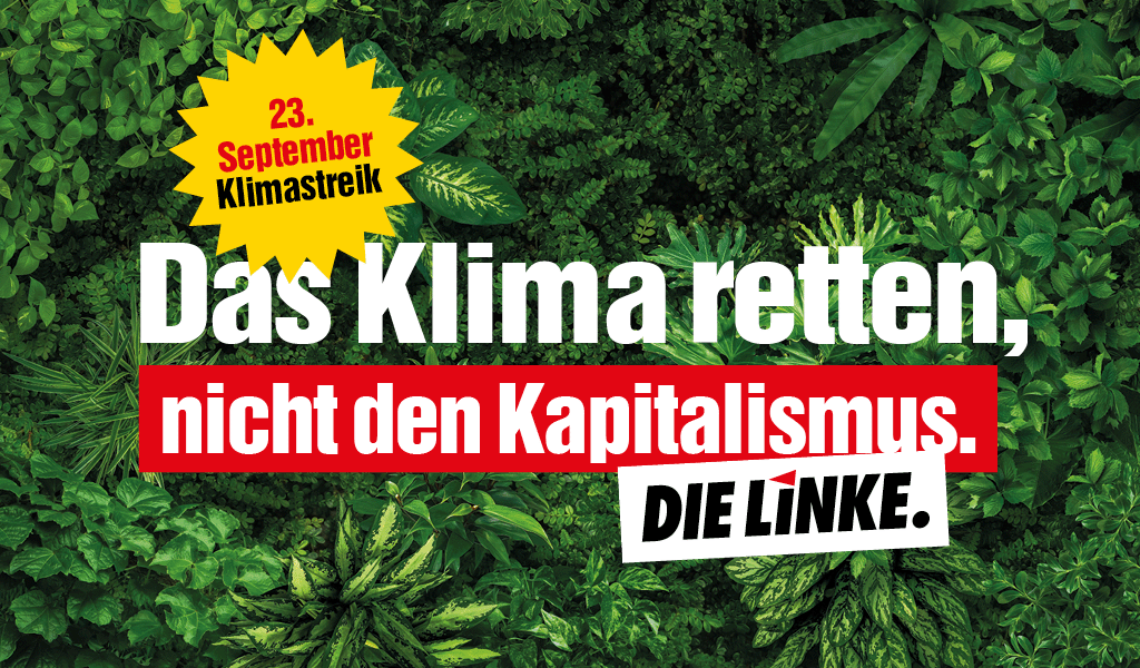 Das Klima retten, nicht den Kapitalismus.