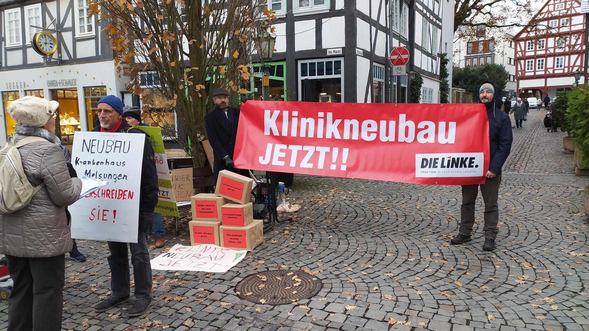 Mahnwache: Melsunger Klinik erhalten