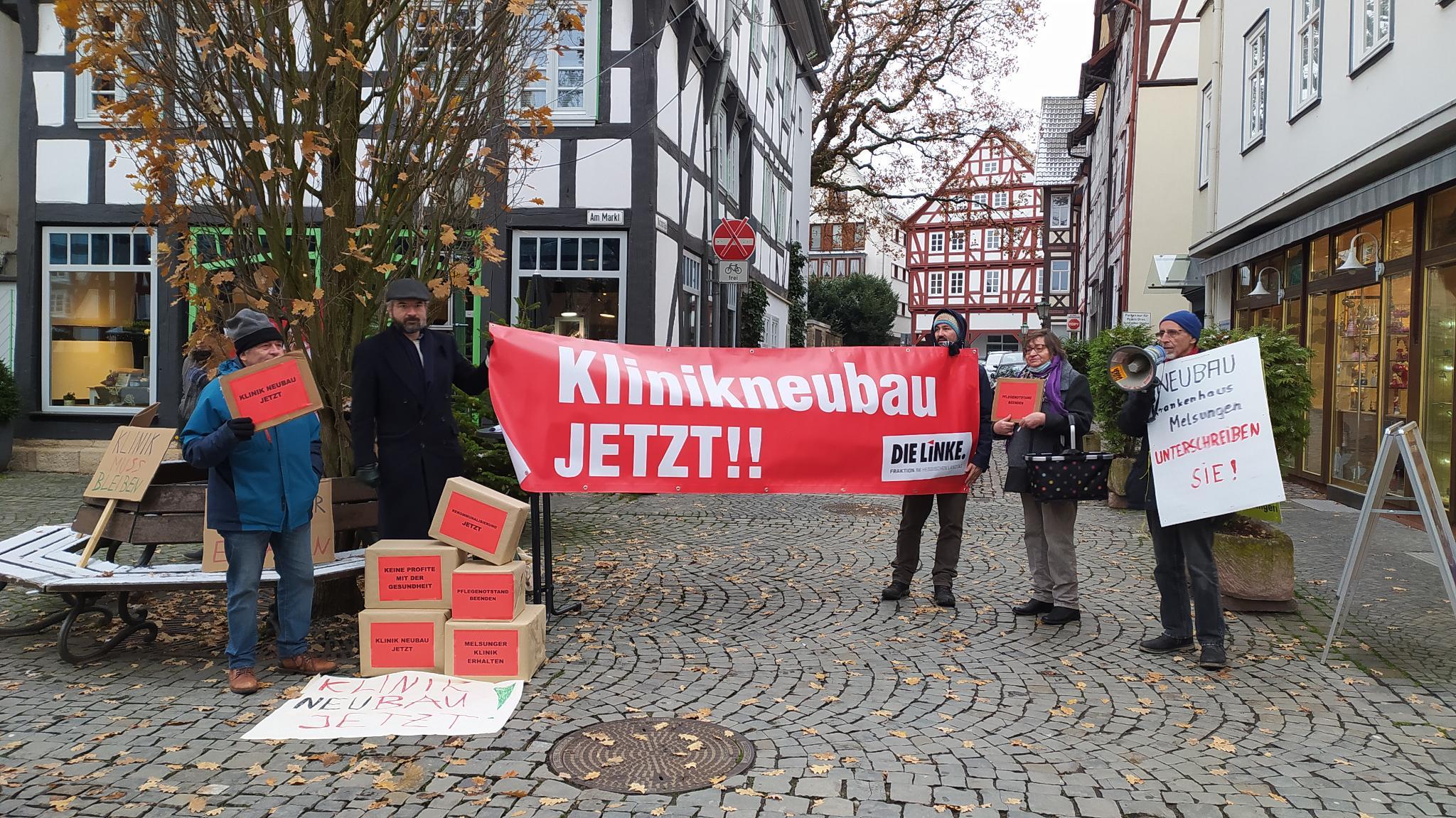 Mahnwache: Melsunger Klinik erhalten