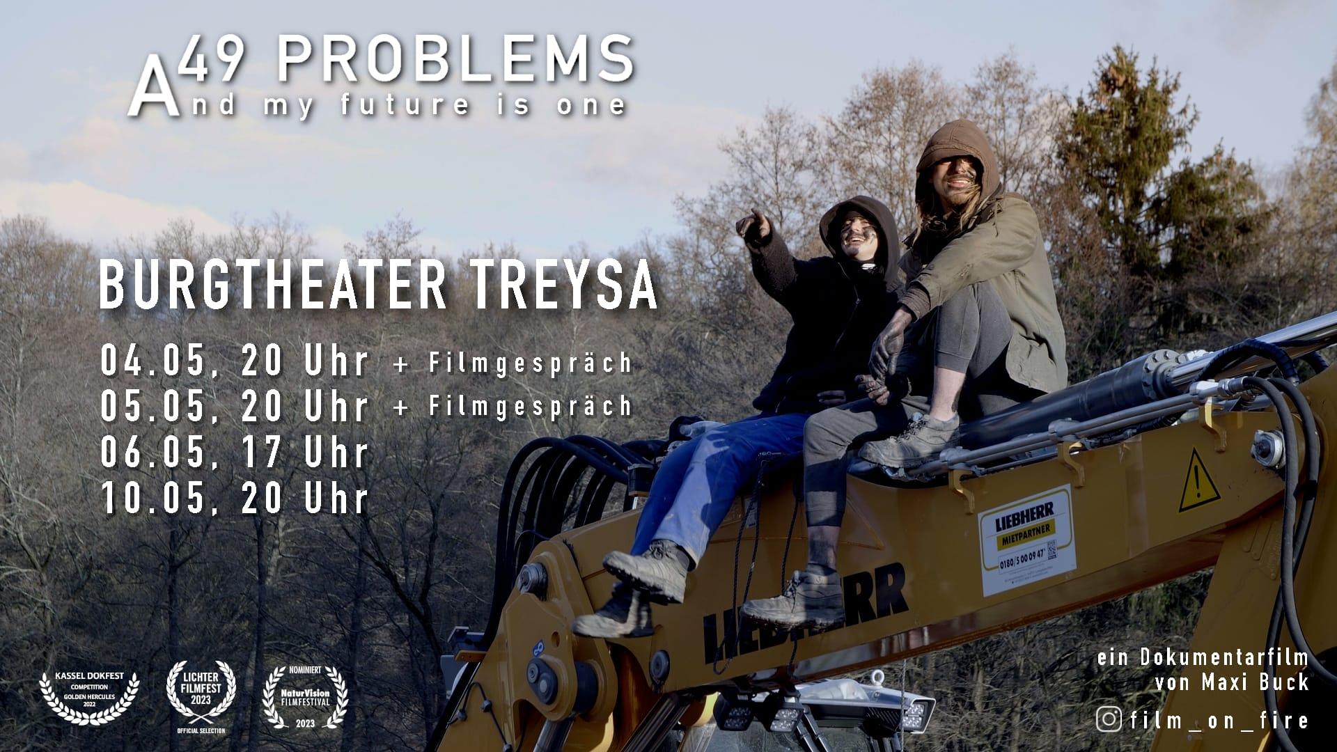 49 Problems Burgtheater Schwalmstadt 04.05. 20 Uhr / 05.05. 20 Uhr / 06.05. 17 Uhr / 10.05. 20 Uhr