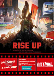 Rise Up. 30. April 11 Uhr im Haus für Gemeinschaftspflege Schwalmstadt.