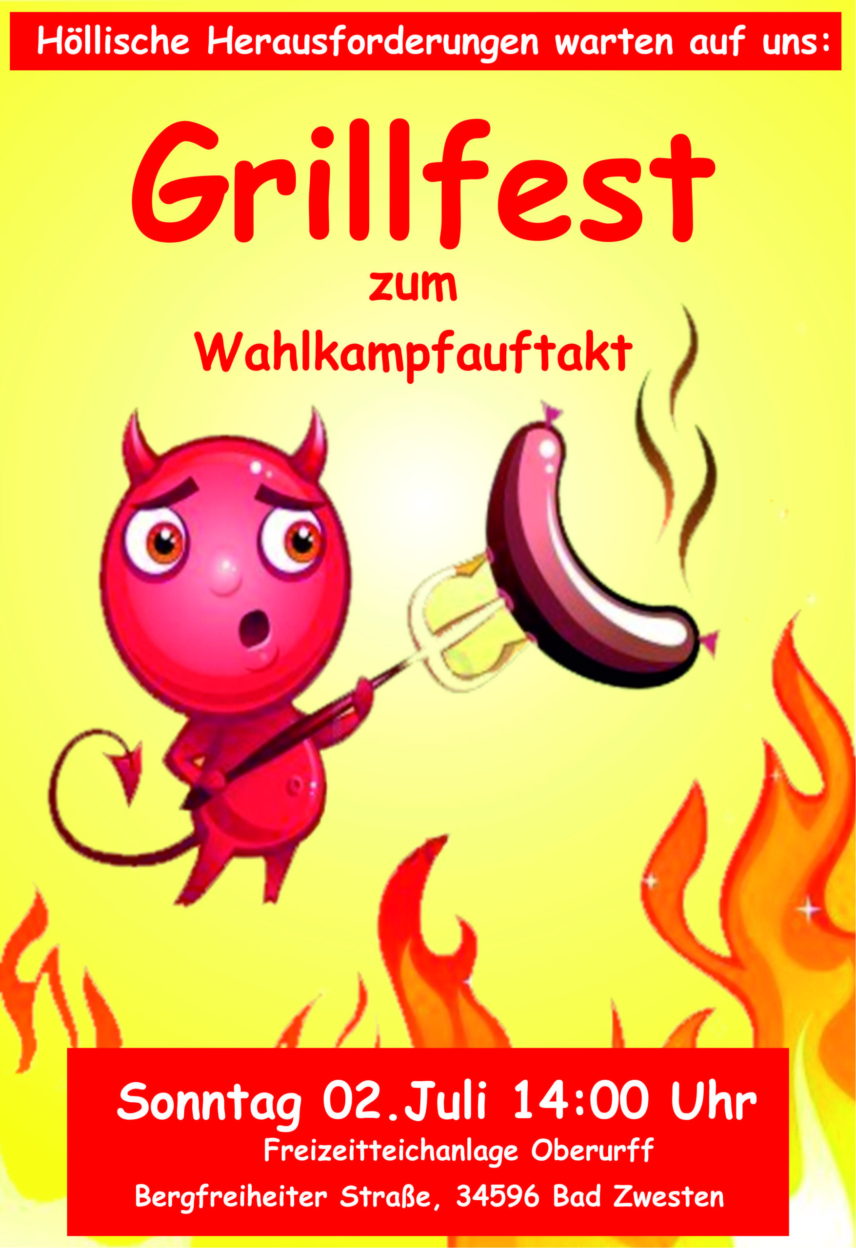 Grillfest Einladung 2023