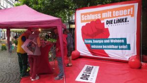 Infostand Melsungen - Schluss mit teuer!