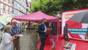 Infostand Melsungen - Schluss mit teuer!
