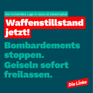 Waffenstillstand jetzt