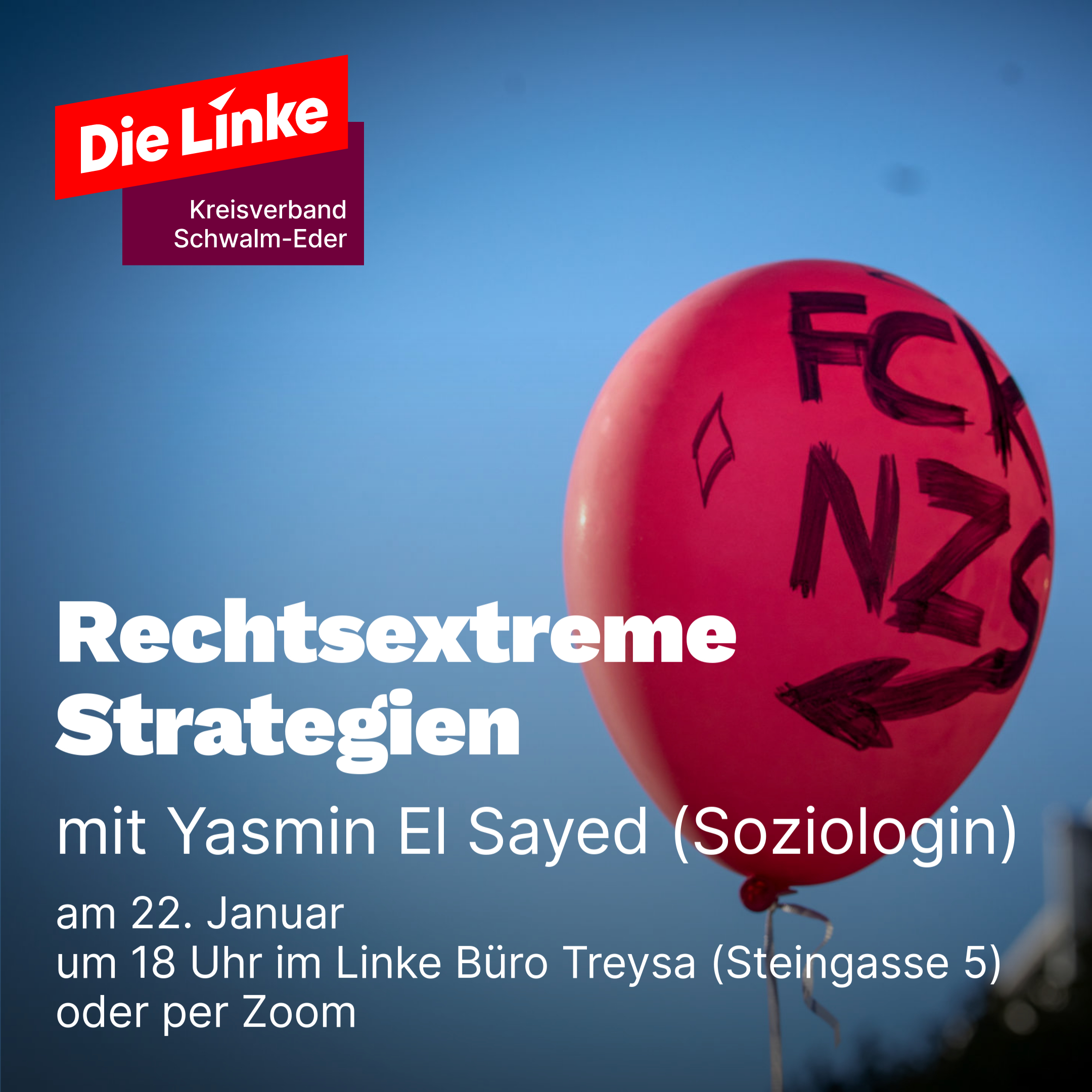 Rechtsextreme Strategien 22.1. 18 Uhr Linke Büro Treysa