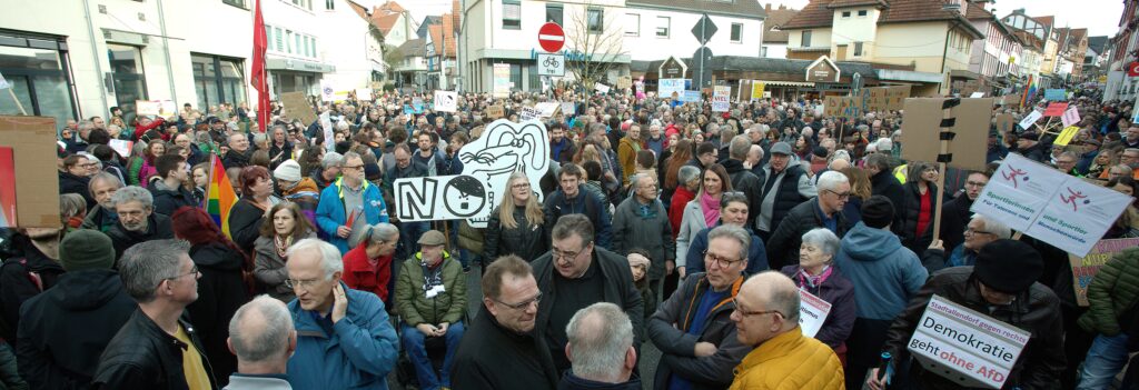 Demo gegen Rechts Treysa