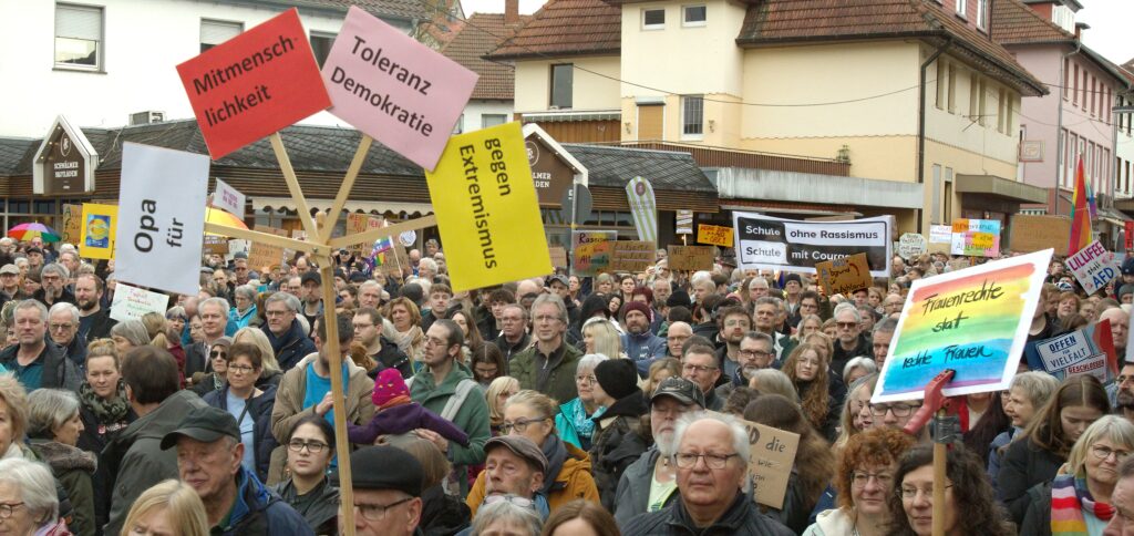 Demo gegen Rechts Treysa