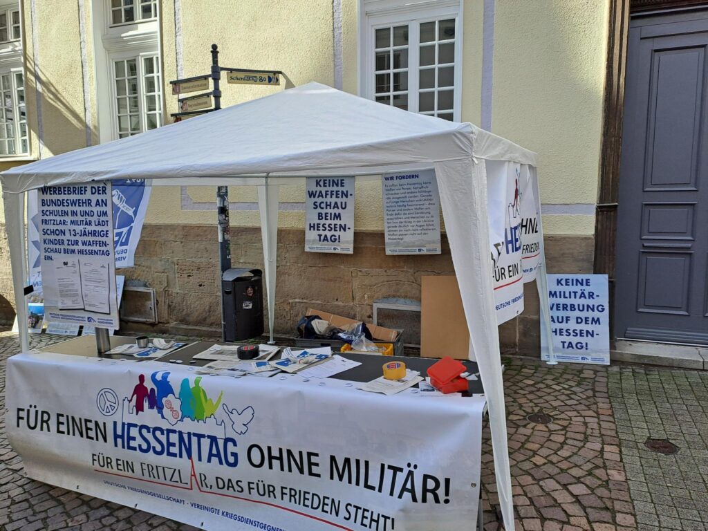 DFG-VK Infostand Fritzlar