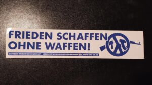 Frieden schaffen ohne Waffen
