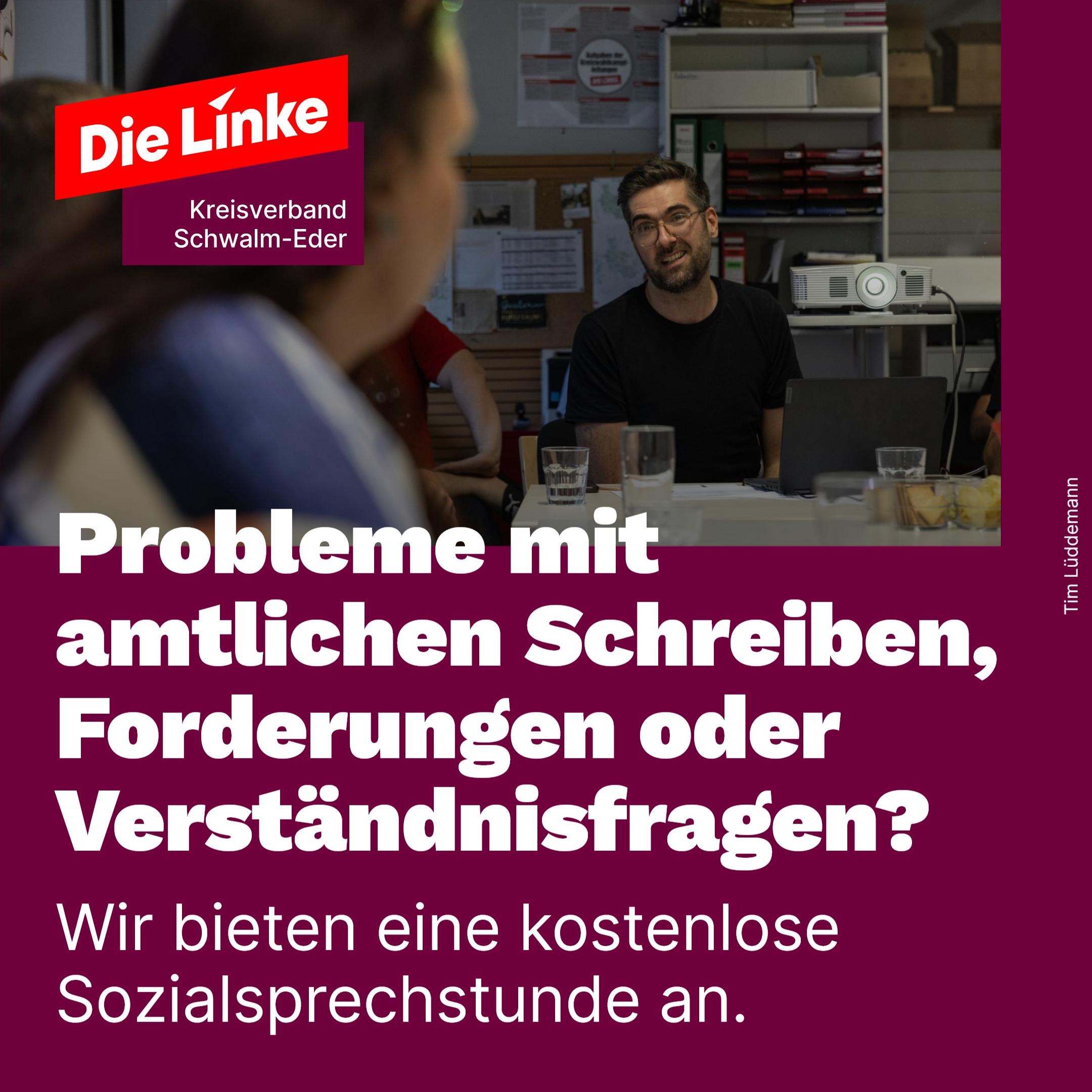 Sozialsprechstunde @ Parteibüro Treysa