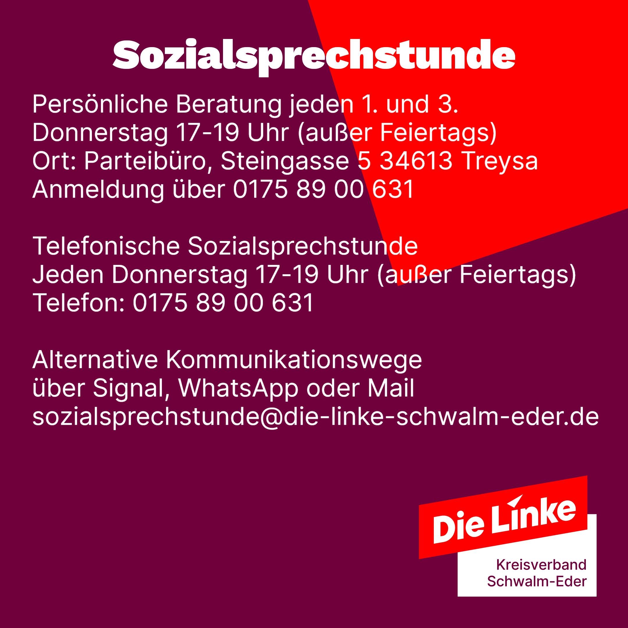Sozialsprechstunde Treysa