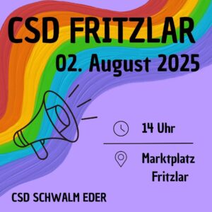 CSD Fritzlar @ Fritzlar Marktplatz