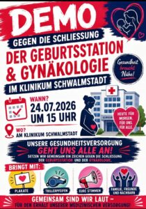 Demonstration zur Geburtstation in Schwalmstadt @ Klinikum Schwalmstadt